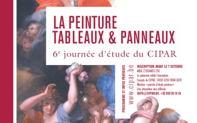 CIPAR- 6e journée d’étude consacrée au patrimoine religieux sur “La peinture sur toile et sur panneau”-18 octobre 2024